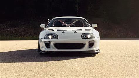 Online Crop HD Wallpaper Toyota Supra Front View Wallpaper Flare