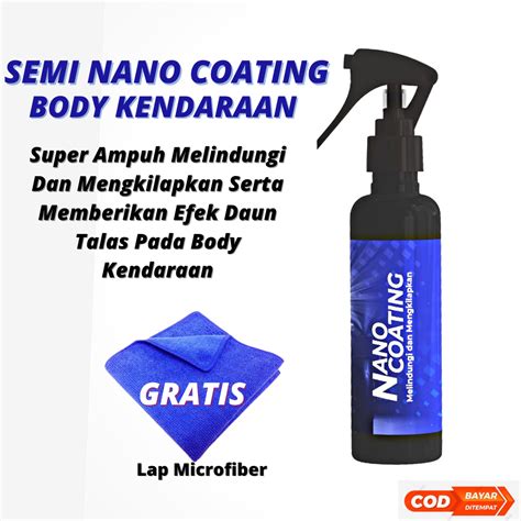 Pengkilap Body Motor Dan Mobil Efek Daun Talas Semi Nano Coating