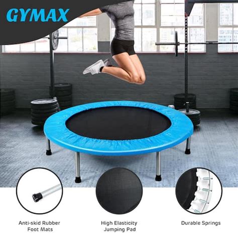 Bcan 48 Foldable Mini Trampoline Fitness Rebounder With