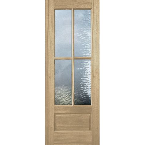 Knockety Unfinished Mahogany Slab Front Entry Door Wayfair