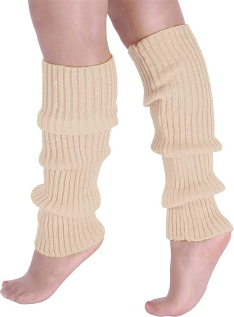 Verdusa Womens Solid Rib Knit Leg Warmers Y2k 80s Socks In 2024 Knit