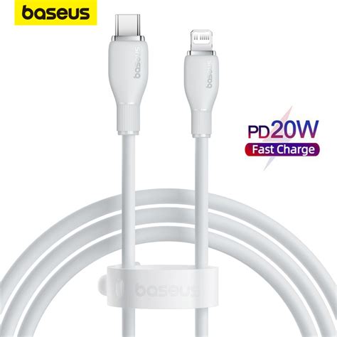 Baseus Cabo De Carregamento Rápido Tipo C Para Ip Pd Baseus 20w Shopee Brasil