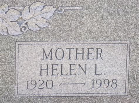 Helen Lucille Ritchey Musselman 1920 1998 Find A Grave Memorial