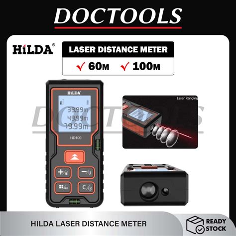 HILDA DISTANCE METER 60M 100M HANDHELD LASER RANGEFINDER ELECTRONIC