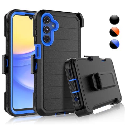 Njjex For Samsung Galaxy A15 65 5g Case With Belt Clip Holster Heavy