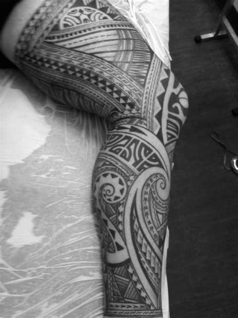 30 Tribal Thigh Tattoos For Men Manly Ink Ideas