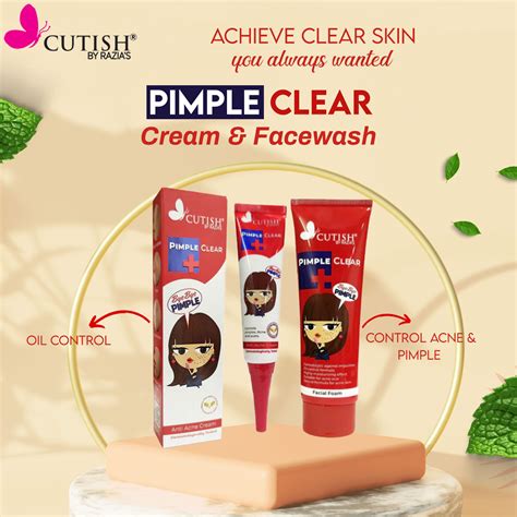 Cutish Pimple Facial Foam + Pimple Cream Deal – www.cutishbyrazias.com