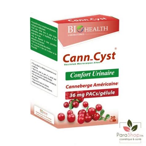 BIOHEALTH CANN CYST 30 GELULES