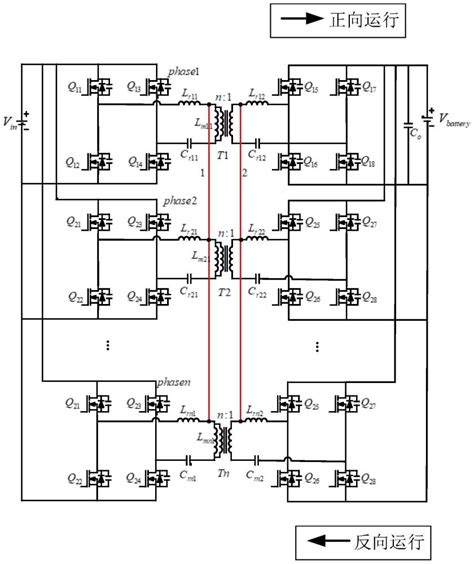 一种共电感自均流多相并联cllc谐振变换器