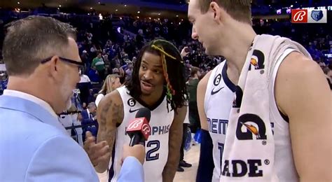 My Mixtapez On Twitter Ja Morant Gets Grizzlies Reporter Rob Fischer