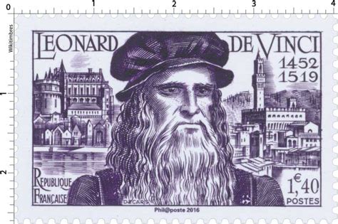 Timbre Tr Sors De La Philat Lie L Onard De Vinci