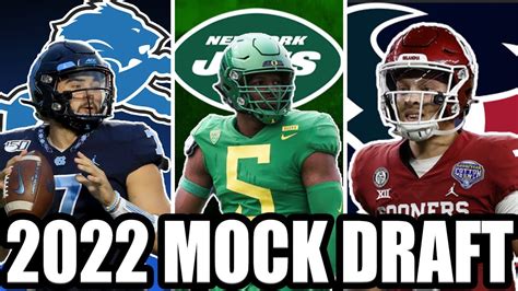 My Way Too Damn Early 2022 Nfl Mock Draft Youtube