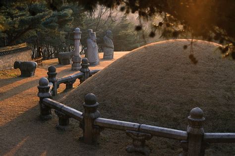 Ancient Royal Tombs Seoul South Korea License Image 70042815