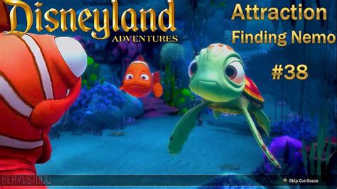 Disneyland Adventures Gameplay Finding Nemo Attraction Part