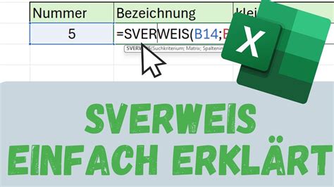 DER SVERWEIS EINFACH ERKLÄRT AP 1 Excel Übungsaufgabe excel YouTube