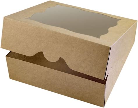 Amazon ONE MORE 25pcs 9inch Kraft Brown Bakery Boxes Large Pie