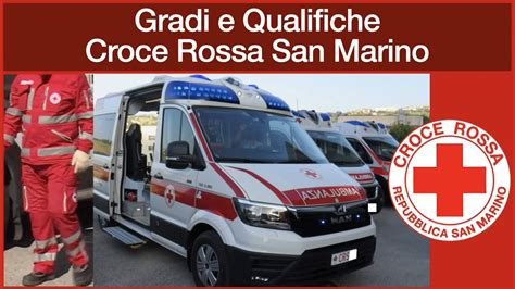 Gradi E Qualifiche Croce Rossa Repubblica Di San Marino Youtube