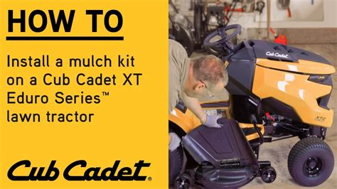 How To Install A Mulch Kit On An Xt Lawn Tractor Xt Enduro Series