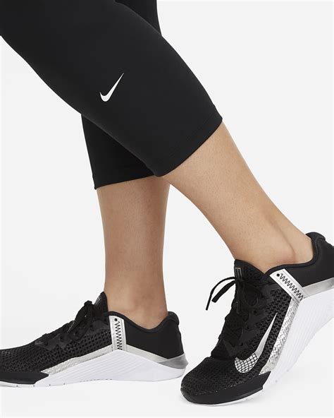 Nike One Womens Mid Rise Crop Leggings Plus Size Nike Lu