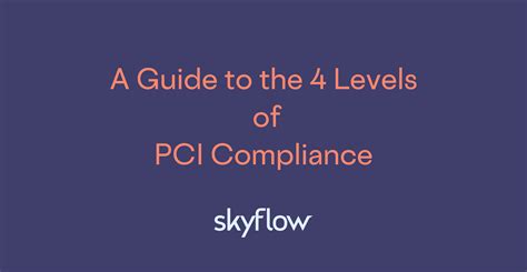 A Guide To The 4 Levels Of Pci Compliance Skyflow