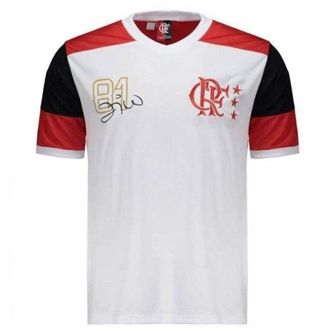 Camisa Do Flamengo Braziline Zico Retrô 81 Masculina Centauro