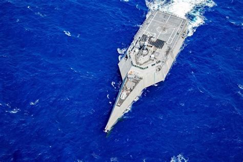 Uss Charleston Lcs 18 Transits The Philippine Sea Naval Surface
