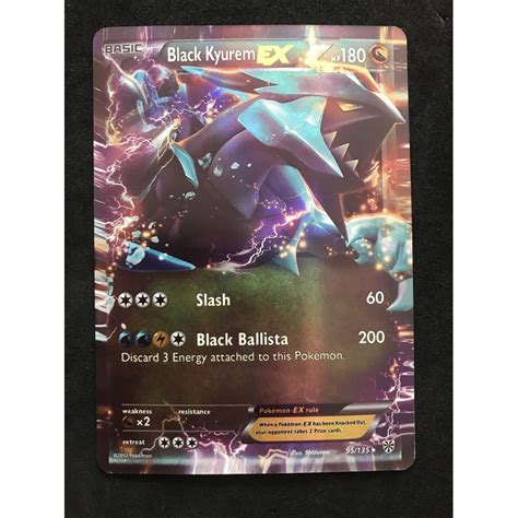 Jual Kartu Pokemon TCG Sun Moon Black Kyurem EX Harga Kartu Shopee