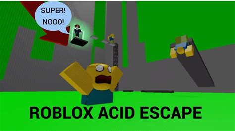 Acid Escape Part Lavafalls Roblox Youtube