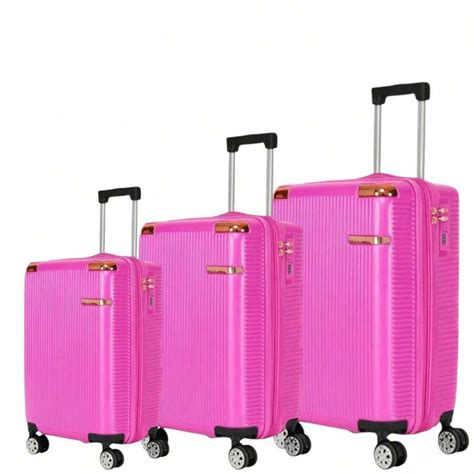 Carry On Travel Suitcase Abs Removable 360 Degree Wheels Takes Into