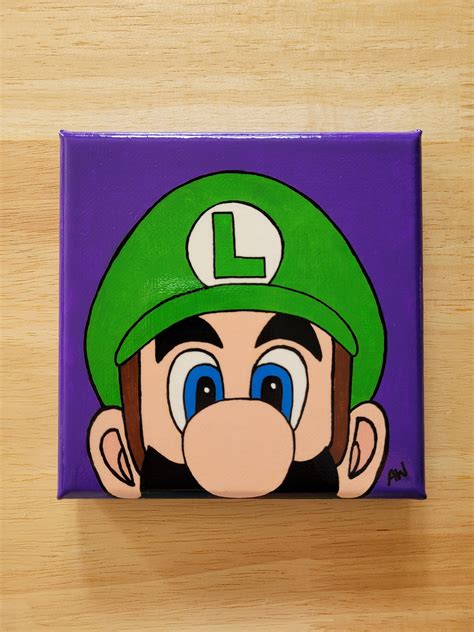 Super Mario Fan Art Luigi | Etsy