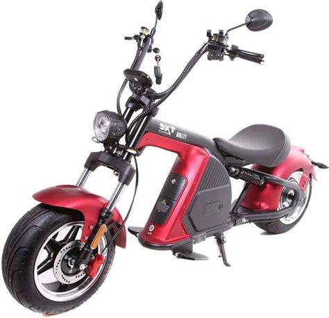 Sxt Scooters Grizzy E Roller Rot Lithium Ah Mit Herausnehmbaren Akku