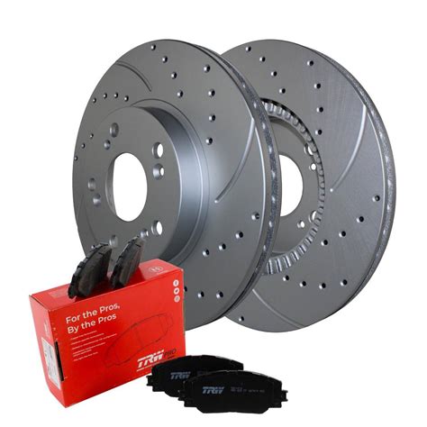 Acura Honda Disc Brake Pad And Rotor Kit Front 282mm Drilled