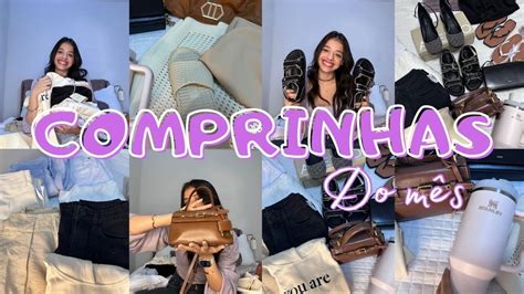 Minhas Comprinhas Do M S Roupas Bolsas E Sapatos Youtube