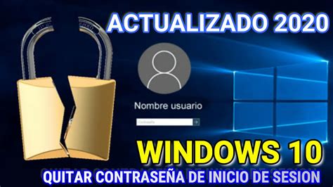 Como Eliminar Contrase A De Inicio De Sesion Windows Como