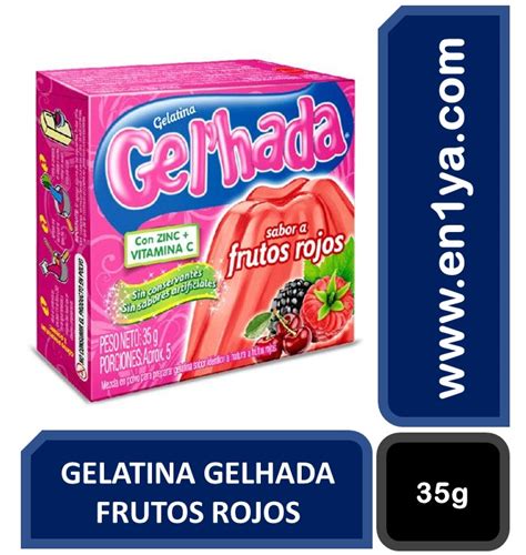 GELATINA GELHADA FRUTOS ROJOS X35g