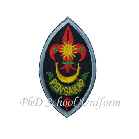 PhD Scout Tenderfoot Embroidery Badge | Lencana Sulaman Keahlian Pengakap