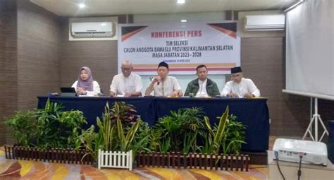 Penerimaan Pendaftaran Bakal Calon Anggota Bawaslu Provinsi Kalimantan