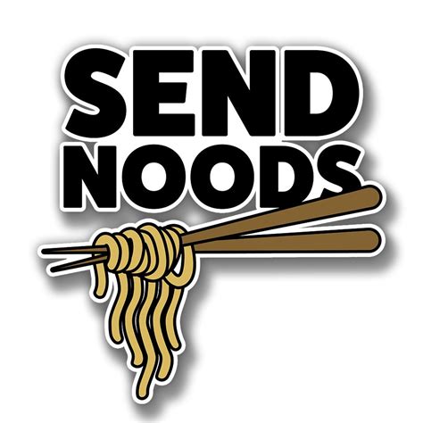 Send Noods Precision Cut Decal Decals Stickers Vinyl Art