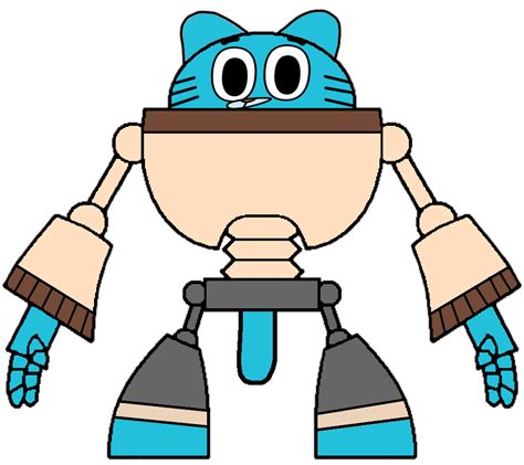 Titanic Kungfubot Offensive Character Gumball By Evilasio2 On Deviantart