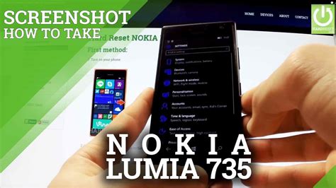 How To Take A Screenshot In NOKIA Lumia 735 Capture Screen In Lumia