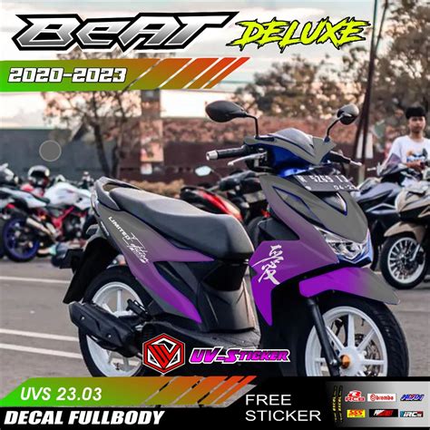 Jual COD TERBARU Decal Sticker Variasi Honda BEAT DELUXE 2020 2021