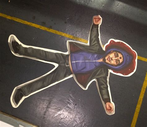 Darren love hate floor mat, love hate caricatures