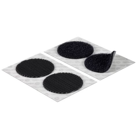 Velcro® Brand 45mm Black Stick On Coins Vel Ec60248