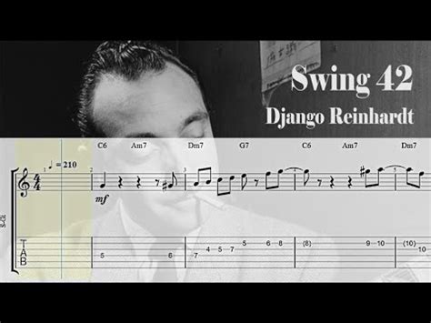 Swing 42 Django Reinhardt Gypsy Guitar Tab YouTube