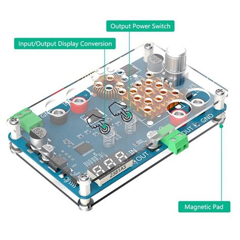 Nouveau Convertisseur Buck Module Abaisseur Réglable DC 5 32 V à 5 45