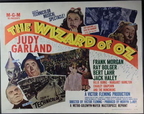 THE WIZARD OF OZ, Original Yellow Brick Road Classic Movie Poster - Original Vintage Movie Posters