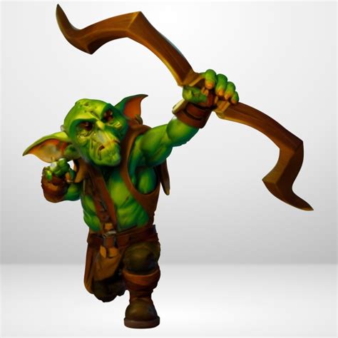 Hot Goblin ゴブリン襲撃者J ミニチュア ホットゴブリン 弓使い