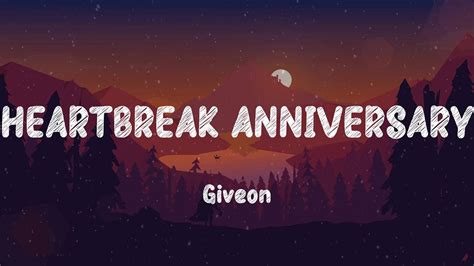 Giveon - HEARTBREAK ANNIVERSARY (Lyrics) - YouTube