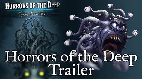 Horrors Of The Deep Release Trailer Youtube