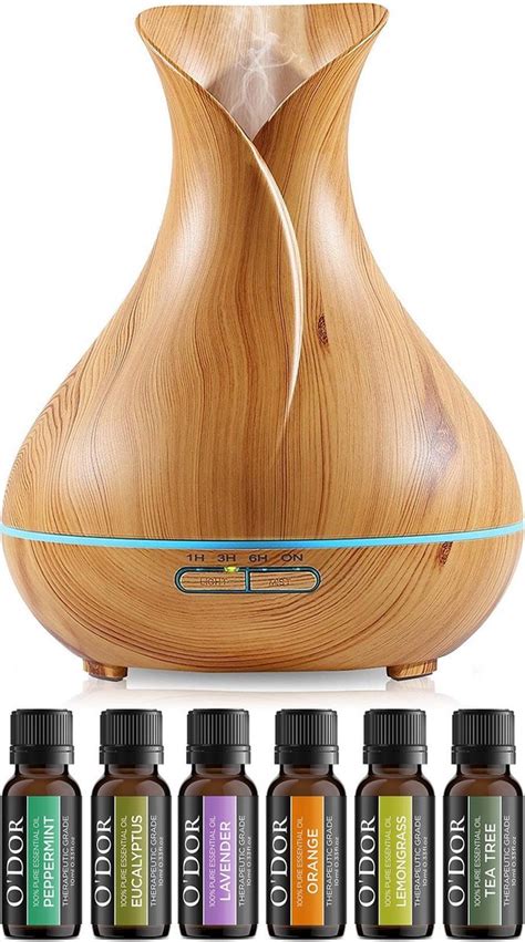 O Dor Cadeau Set Aroma Diffuser Met Extra Flesjes Etherische Olie